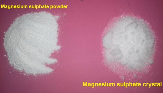 Magnesium sulfate or magnesium sulphate
